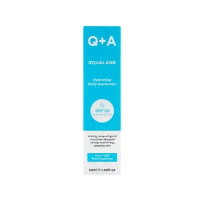 Q+A Zonnebrandcrème Squalane SPF (50 ml) bij InternetDrogisterij