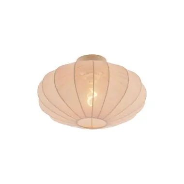 Qazqa plafondlamp bida beige e27 bij Leen Bakker