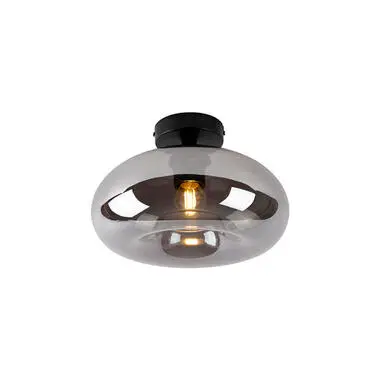 Qazqa plafondlamp busa zwart e27 bij Leen Bakker