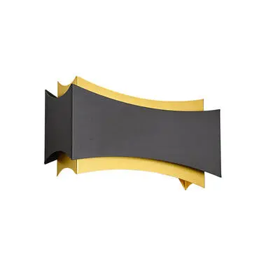 Qazqa wandlamp plats zwart g9 bij Leen Bakker