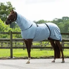 QHP Eczeemdeken Steel Blue bij Reinders Ruitersport
