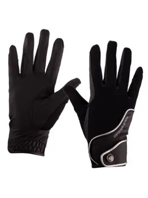 QHP Handschoenen Summer Mesh Zwart bij Ruiterstad