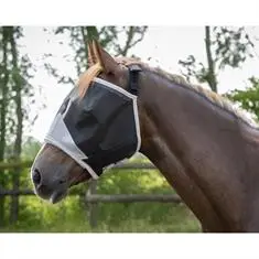 QHP VLIEGENMASKER SOLAIRE ZONDER OREN Grijs bij De Kroo Ruitersport