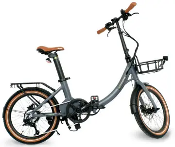 Qivelo Foldrover - mat grijs - elektrische vouwfiets bij Fietsoptimaal