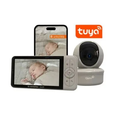 Qute Q-Connection Smart Babyfoon - Zand bij Babypark