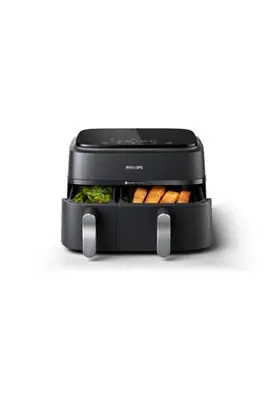 Rapid Air Serie 3000 Dual Airfryer - NA351/00 - Dubbele Mand - 9 Liter bij Wehkamp