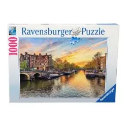 Ravensburger Puzzel Amsterdam Grachtenoever 1000 Stukjes bij De Grote Speelgoedwinkel