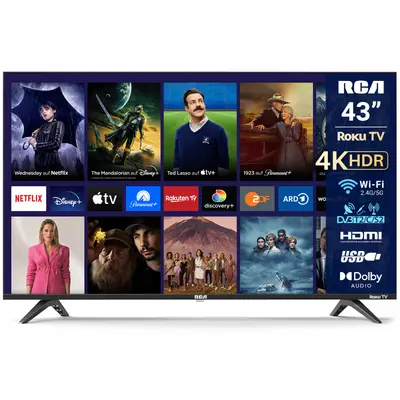 RCA RK43UN1 - Ultra HD 4K - Direct led-tv - 43 inch - 2023 bij MediaMarkt