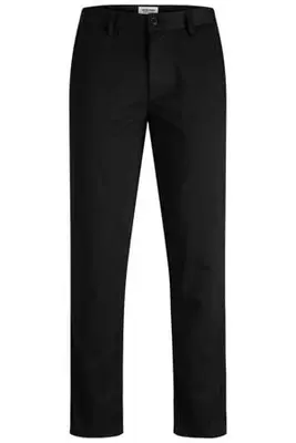 regular fit chino - zwart bij Wehkamp