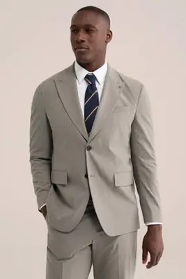 regular fit colbert - grijs bij Wehkamp