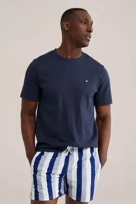 regular fit gestreepte zwemshort bij WE Fashion