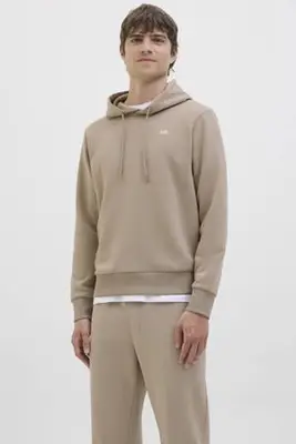 Regular fit hoodie beige bij Wehkamp