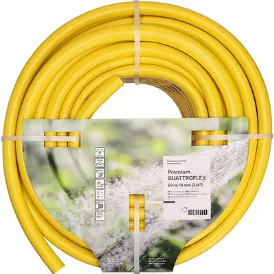 Rehau Quattroflex - Tuinslang - 19 mm (3/4") - 50 m bij Welkoop