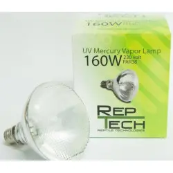 RepTech UV Mercury Vapor Lamp 160W bij AvonturiaShop