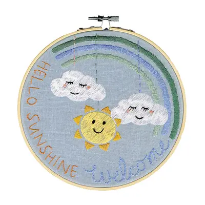ReStyle Borduurpakket Hello Sunshine 17,8cm rond bij Wolplein