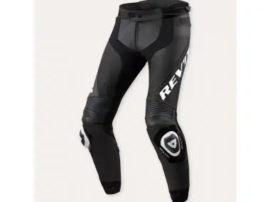 REV'IT! Broek Apex zwart-wit standard bij Vos Oss Motoren