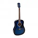 Richwood RD 12 Blauw Sunburst - Artist Series akoestische Western gitaar bij Meibergen (Almelo)