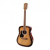 Richwood RD 12 Linkshandig Sunburst - Artist Series akoestische Western gitaar bij Meibergen (Almelo)