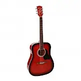 Richwood RD 12 Rood Sunburst - Artist Series akoestische Western gitaar bij Meibergen (Almelo)