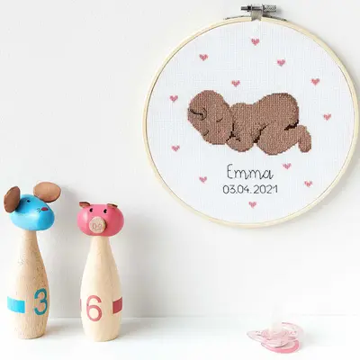 Rico Figurico Baby Borduurpakket bij Wolplein