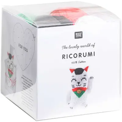 Ricorumi haakpakket - lucky cat bij Pipoos