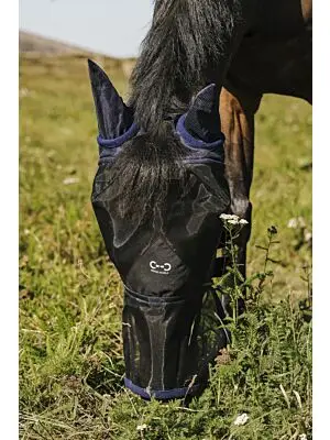 Riding World Vliegenmasker + Oren en Neus M.Blauw bij Ruiterstad