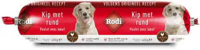 RODI Worst - Hondensnack - 400 Gram - rijst, lam bij Welkoop