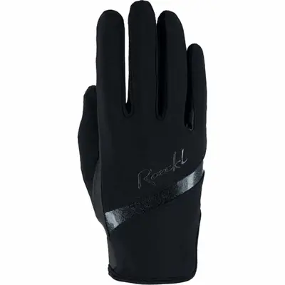 Roeckl Lorraine Handschoen zwart maat:roeckl 7.0 bij Paardensportwebshop