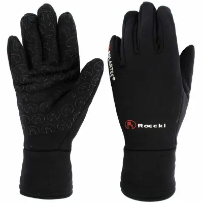 Roeckl Warwick jr handschoenen zwart maat:5 bij Paardensportwebshop