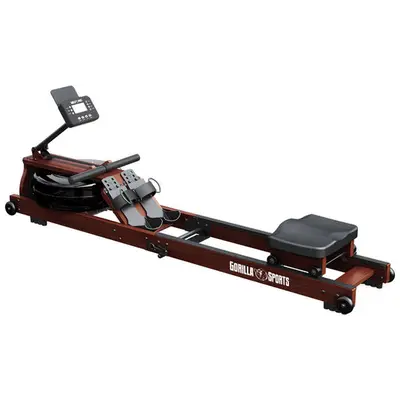 Roeitrainer met Waterweerstand hout bij Gorilla Sports