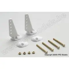 Roerhoorn 30mm incl. schroeven (2st) bij TopRC