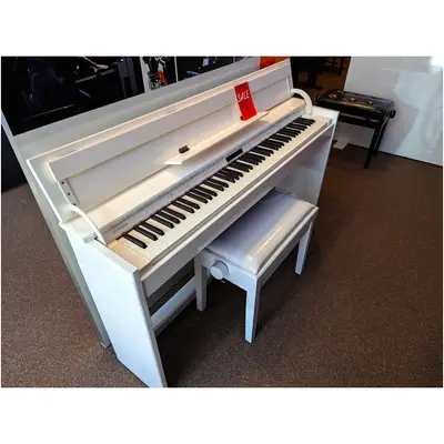 Roland DP603 PHW hoogglans wit digitale piano SHOWROOM MODEL bij DijkmanMuziek
