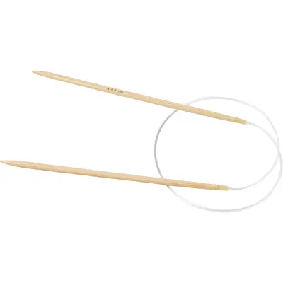 Rond breinaalden bamboe 4mm 60cm bij Creaknutselen