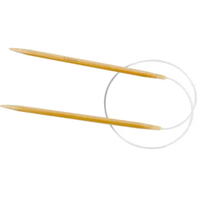 Rond breinaalden bamboe 5,5mm 60cm bij Creaknutselen