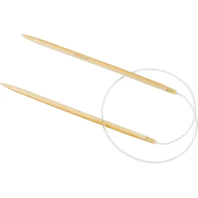Rond breinaalden bamboe 5mm 60cm bij Creaknutselen