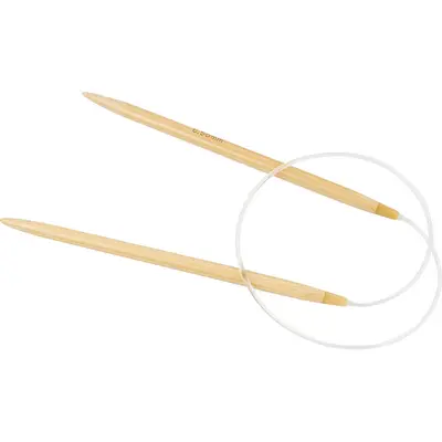 Rond breinaalden bamboe 6,5mm 60cm bij Creaknutselen