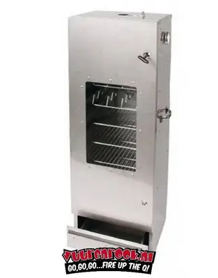 Rookoven Smoki RVS Deluxe XXL met venster bij Vuur & Rook