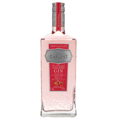 Rose D'Argent Strawberry Gin 70 cl bij Dirck3 (Dirck III)