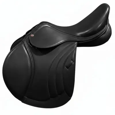 Rossner Alma Springzadel zwart maat:17 bij Paardensportwebshop
