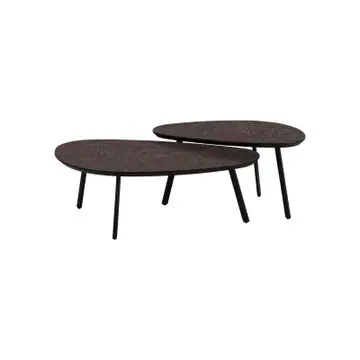 Salontafel Aarhus Grijs/Bruin - set 2 stuks bij Woonexpress