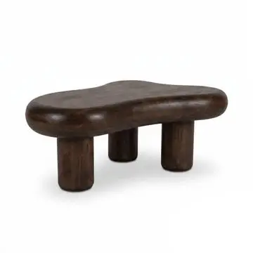 Salontafel Budde Walnootbruin - 90x60 cm bij Woonexpress