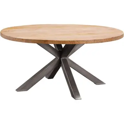 Salontafel Mesola90 cm rond mango natural bij Pronto Wonen