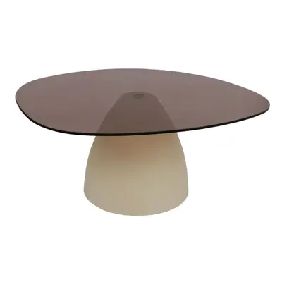 Salontafel Myloni rookglas organisch bij INHOUSE