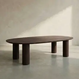 Salontafel organische vorm bij LUMZ