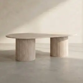 Salontafel travertin bij LUMZ