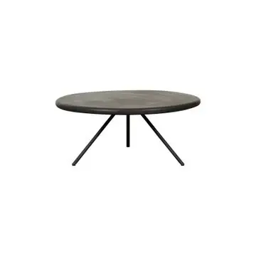 Salontafel Yukon Zwart - Ø 70 cm bij Woonexpress