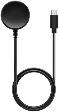 Samsung Galaxy Watch 4/8 Series Oplader Draadloos Opladen Dock USB-C1M Zwart bij GSMpunt