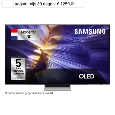 SAMSUNG QE55S90FAEXXN - Ultra HD 4K - OLED-tv - 55 inch - 2025 bij MediaMarkt