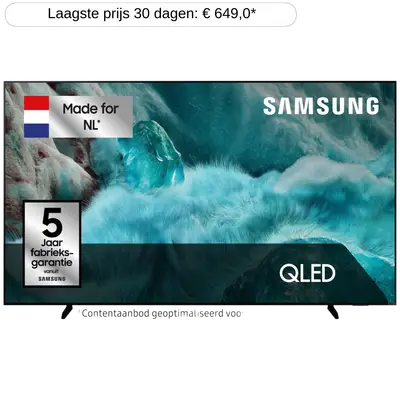 SAMSUNG QE65Q7F2AUXXN Q7F2 - QLED 4K - QLED-tv - 65 inch - 2025 bij MediaMarkt