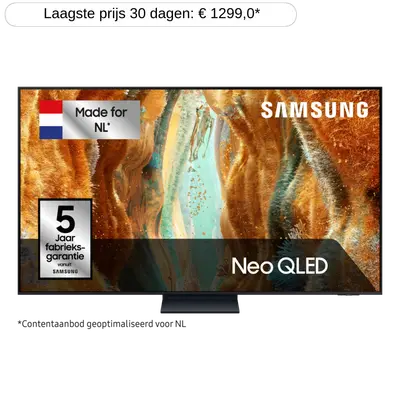 SAMSUNG QE75QN74FATXXN - Ultra HD 4K - Neo QLED-tv - 75 inch - 2025 bij MediaMarkt